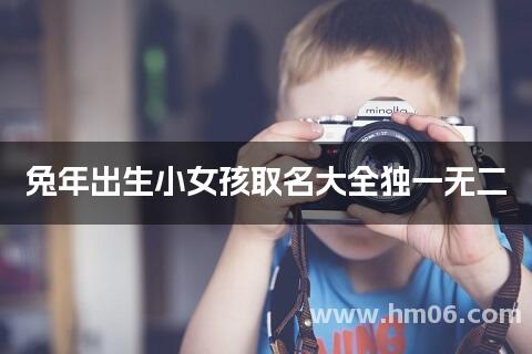 兔年出生小女孩取名大全独一无二