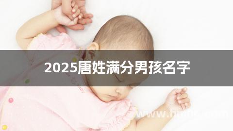 2025唐姓满分男孩名字