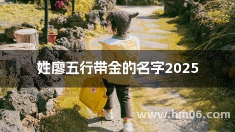 姓廖五行带金的名字2025