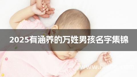 2025有涵养的万姓男孩名字集锦