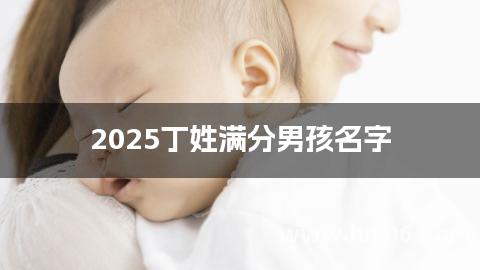 2025丁姓满分男孩名字