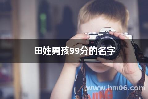 田姓男孩99分的名字